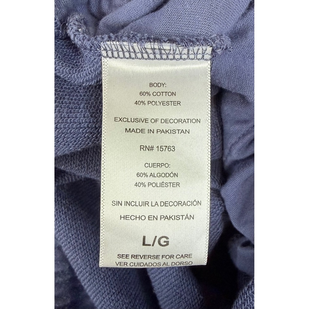 Champion Sweatpants Women L Blue Joggers Athletic Authentic Cotton Blend - Picture 8 of 9